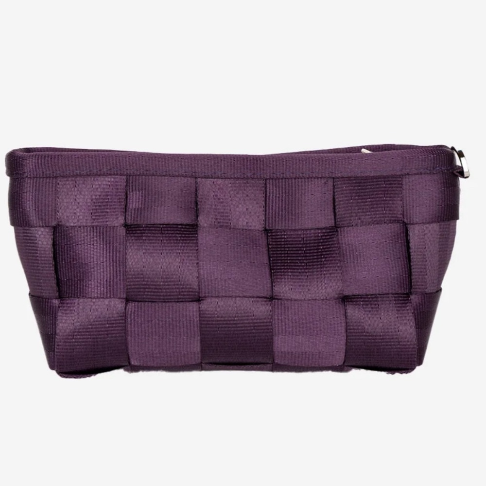 Harveys seatbelt Triangle makeup bag blackberry